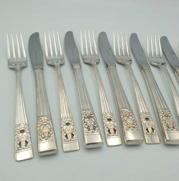 Ménagère pour 6 personnes (12) - Plaqué(e) argent