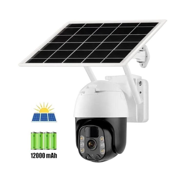 Wifi Beveiligings Camera + Zonnepaneel met beugel geschikt v, Doe-het-zelf en Bouw, Alarmsystemen, Nieuw, Verzenden