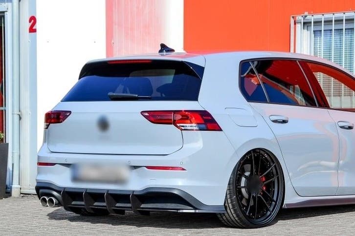 Aggressive Diffuser + Rear Splitter voor Volkswagen Golf 8 G, Auto diversen, Tuning en Styling, Ophalen of Verzenden