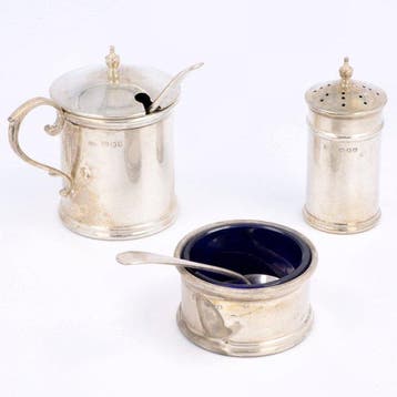 Robert Pringle & Sons (1945) - Tafelservies (3) - .925, Antiek en Kunst