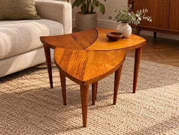 Bijzettafel - Hout - Mid-Century bijzettafel