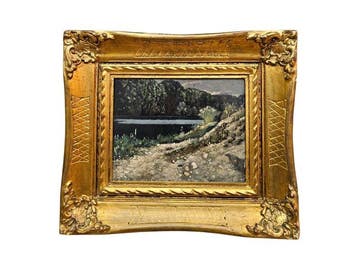 French School (XX) - Paysage de Rivière