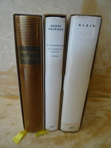 Larbaud, Malraux, Alain - La Pléiade - Oeuvres / Les