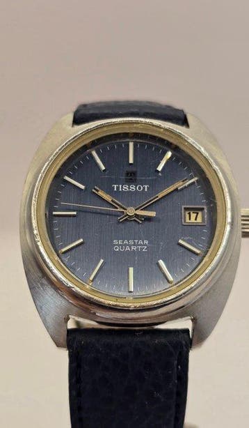 Tissot - Seastar Vintage Quartz Date - Sans prix de réserve, Bijoux, Sacs & Beauté