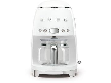 Smeg DCF02WHEU - Filterkoffiemachine - 10 koppen - Wit, Elektronische apparatuur, Koffiezetapparaten, Verzenden, Zo goed als nieuw