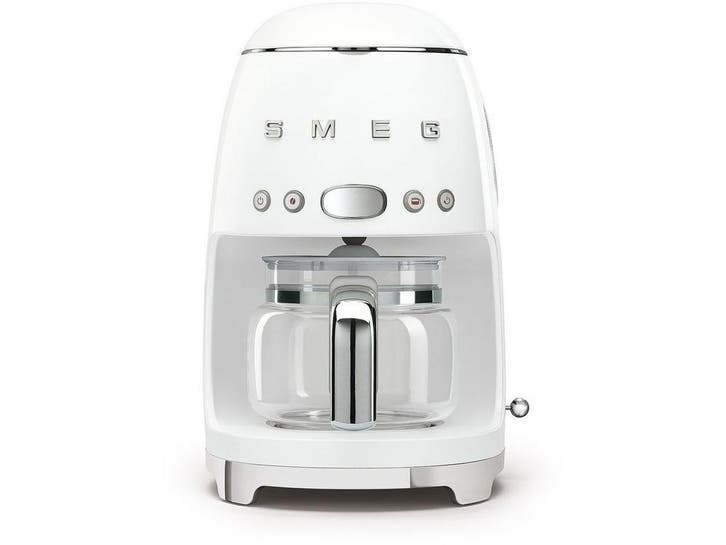 Smeg DCF02WHEU - Filterkoffiemachine - 10 koppen - Wit, Elektronische apparatuur, Koffiezetapparaten, Zo goed als nieuw, Verzenden