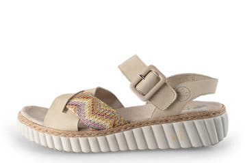 Rieker Sandalen in maat 42 Beige, Verzenden, Beige, Sandalen of Muiltjes, Zo goed als nieuw