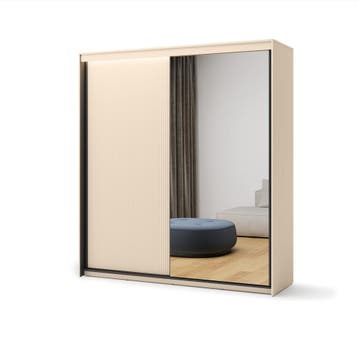 Lenart Schuifdeurkast TREND BEDROOM Met Verlichting & Spiege, Nieuw