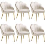 tectake Cocktail stoel Hellen, gestoffeerd met fluwelen bekl, Verzenden