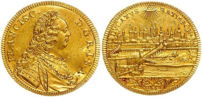 Duitsland, Regensburg - stad. Dukat o.J. mit Titel Franz I.,, Timbres & Monnaies, Monnaies | Europe | Monnaies non-euro
