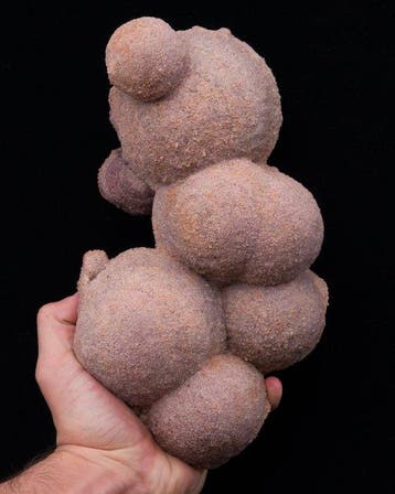CALCITE var.SAND CALCITE uit Spanje!!! - Hoogte: 23.1 cm -