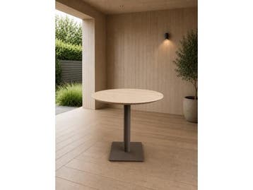 Veiling - Flora outdoor tafel 80Ø - Bruin, Nieuw