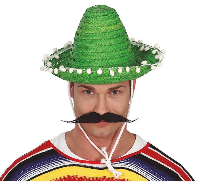 Sombrero Groen 33cm, Hobby en Vrije tijd, Feestartikelen, Nieuw, Verzenden