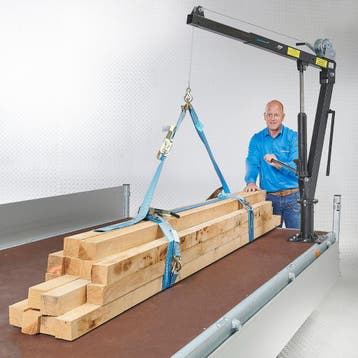 Datona Aanhangerkraan manueel max. 800 kg - Datona - Zwart, Ophalen of Verzenden