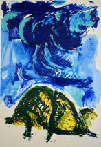 Mario Schifano (1934-1998) - Tartaruga, Antiek en Kunst