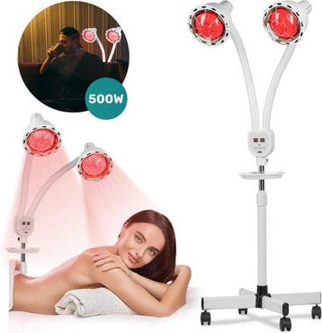 2dekans | Soft & Silky Infraroodlamp 2 Koppen - Draaibaar -, Sport en Fitness, Massageproducten, Ophalen of Verzenden, Nieuw