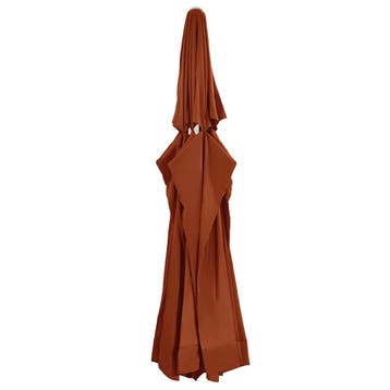 vidaXL Vervangingsdoek voor parasol 610 cm terracottakleurig, Verzenden, Nieuw