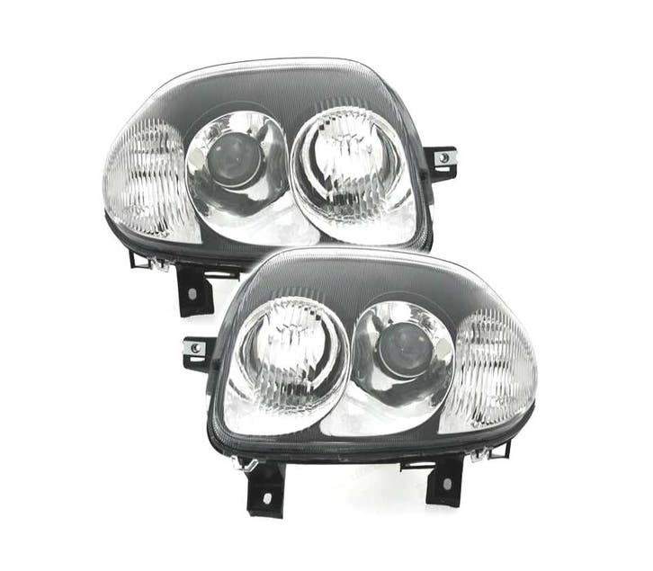 PHARES RENAULT CLIO 98-01 FOND NOIR, Autos : Pièces & Accessoires, Éclairage, Envoi