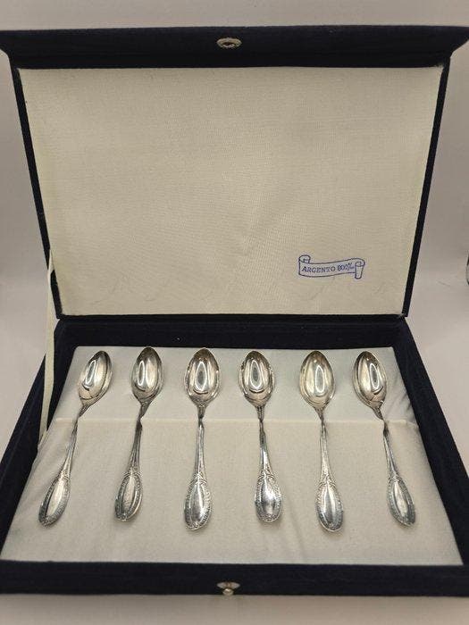 Cuillère à café - Argent 800 - |, Antiquités & Art, Antiquités | Argent & Or