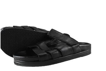 Nelson Slippers in maat 39 Zwart, Slippers, Verzenden, Zwart, Zo goed als nieuw