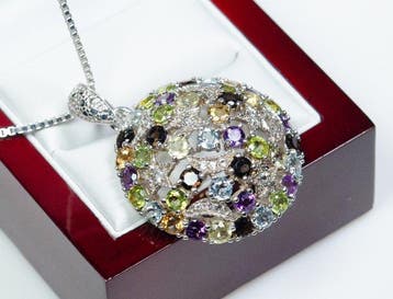 Sans prix de réserve - Collier avec pendentif - Argent 925 -