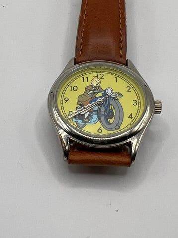 Tintin - 1 Les Aventures de Tintin Globe Trotter montre de, Nieuw
