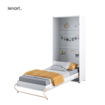 Lenart Bed Concept Pro Verticaal Opklapbed 90x200 - Wit