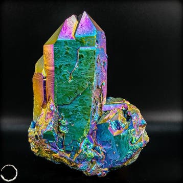 Zeldzaam aura-amethistkristal uit Uruguay – Een spectaculair