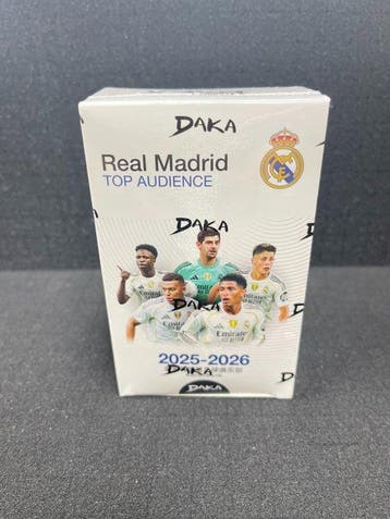 2025/26 DAKA Real Madrid Top Audience - 2 Sealed box - Near, Verzamelen, Stickers, Nieuw