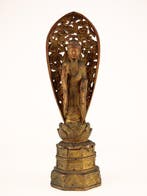 Buddha Amitabha standing statue  Amida Nyorai -, Antiquités & Art