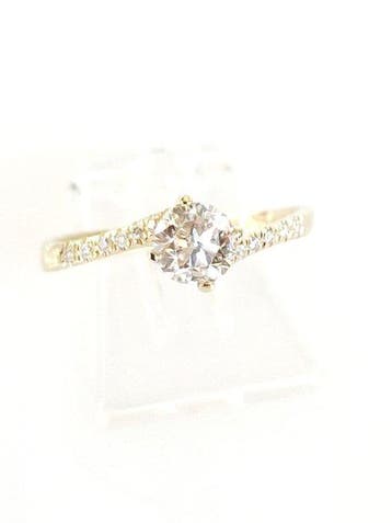 Sans prix de réserve - Bague de fiançailles - 14 carats Or