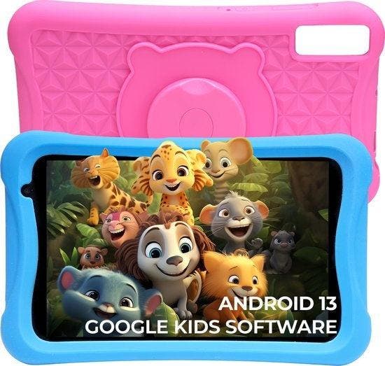 2dekans | Denver Kindertablet - Android 13 – Ouderlijk, Computers en Software, Windows Tablets, Ophalen of Verzenden