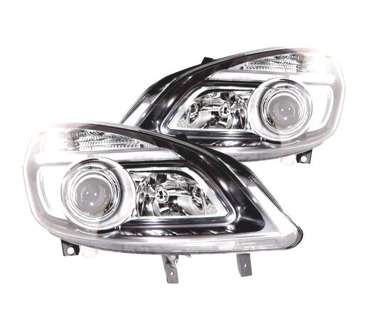 PHARES POUR RENAULT SCENIC II 05-08 FOND NOIR, Auto-onderdelen, Verlichting, Verzenden