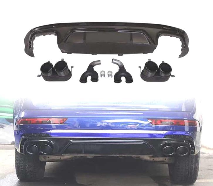 DIFFUSEUR AUDI Q5 S LINE 18-20 LOOK SQ5 + EMBOUTS DECHAPPEM, Autos : Pièces & Accessoires, Carrosserie & Tôlerie, Envoi