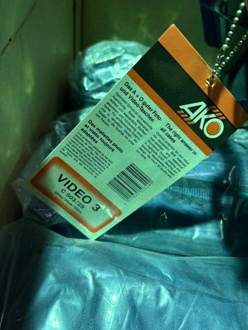 AKO 10x Vintage AKO Video 3 Cameratas – Nieuw in doos –