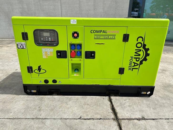 Veiling: Stroomaggregaat Compal Power VG-R30 Diesel 2025 Nie, Zakelijke goederen, Machines en Bouw | Aggregaten, Ophalen