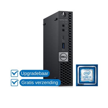 Dell OptiPlex 7060 Mini | i3-8100 | 8GB | 128GB NVMe, Verzenden, Nieuw