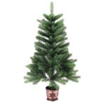vidaXL Kunstkerstboom met levensechte naalden 90 cm groen, Verzenden, Nieuw