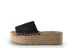 Xti Sandalen in maat 39 Zwart, Zwart, Sandalen of Muiltjes, Zo goed als nieuw, Xti