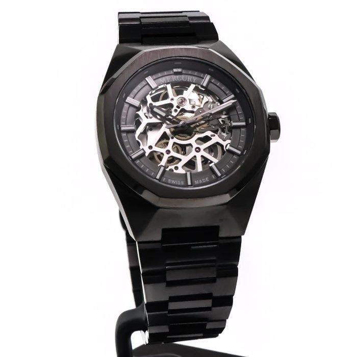 Mercury - Roadstar Skeleton Automatic Swiss Watch -, Handtassen en Accessoires, Horloges | Heren