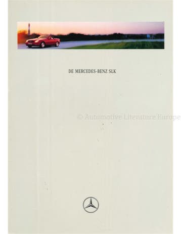 1997 MERCEDES BENZ SLK BROCHURE NEDERLANDS, Ophalen of Verzenden
