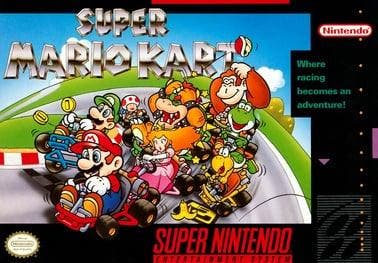 Super Mario Kart in Doos - Beschadigd Doosje (SNES Games), Games en Spelcomputers, Games | Nintendo Super NES, Zo goed als nieuw