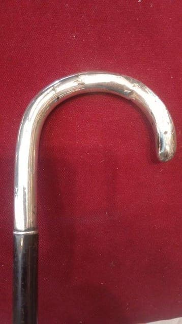 Wandelstok - .800 zilver, Antiek en Kunst
