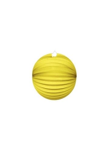 Gele Lampion 25cm, Verzenden