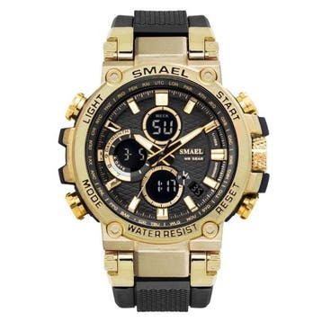 Militair Sport Horloge met Digitale Wijzerplaten voor Heren, Verzenden, Nieuw, SMAEL