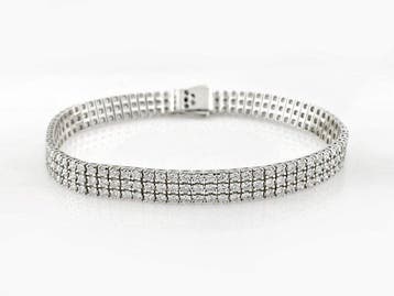 Armband - 14 karaat Witgoud - 5.07ct. tw. Diamant, Nieuw