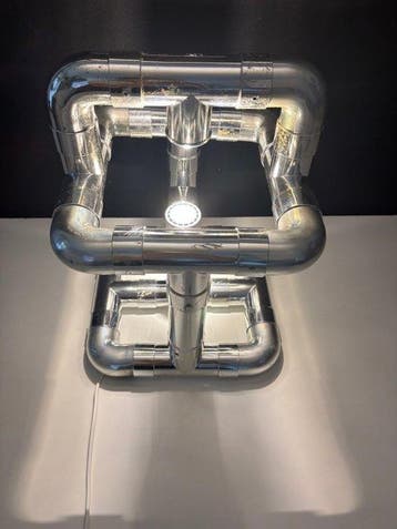 Missaglia - Geatano Missaglia - Lamp - Rombo - Verchroomd -