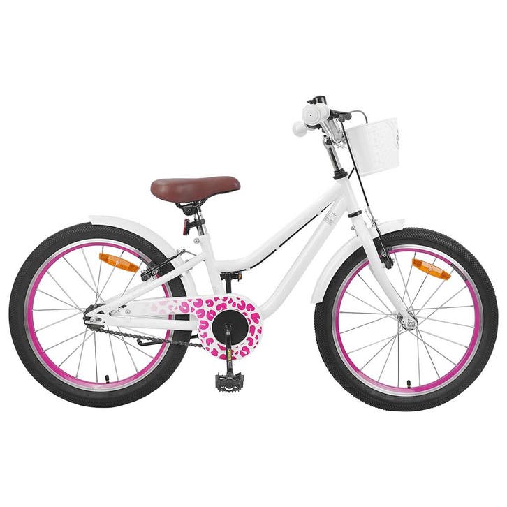 vidaXL Kinderfiets Met Zijwieltjes 18 Inch voor 5-7 jaar oud, Fietsen en Brommers, Fietsen | Racefietsen, Nieuw, Verzenden