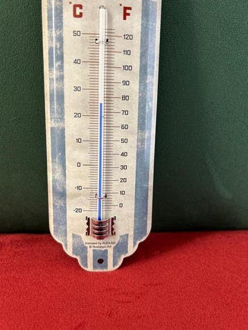 Thermometer - Metaal - AUDI, Antiek en Kunst