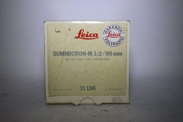 Leica Summicron-M 90mm f/2 Objectif d’appareil photo, Collections